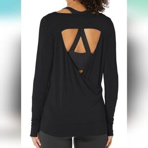 Prana Foundation UPF Water Resistant Peek A Boo Top Small Black